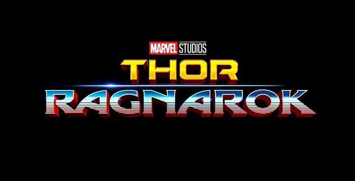 logo oficial de 'thor: ragnarok' (marvel studios, 2017)