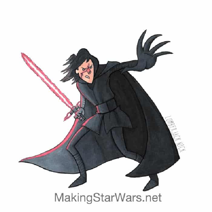 así será el nuevo look de kylo ren en 'star wars: los últimos jedi'