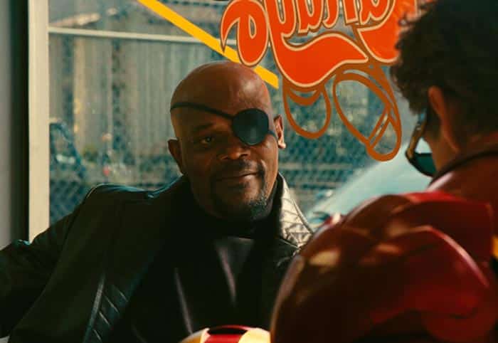el reencuentro entre iron man y nick fury en 'vengadores: infinity war'