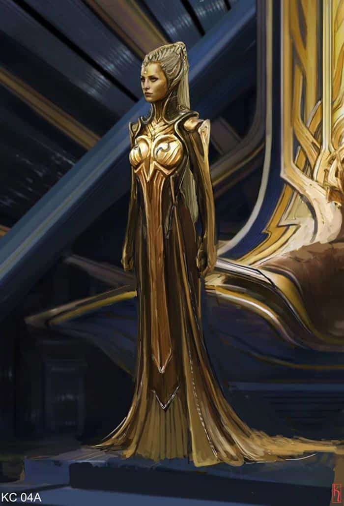 diseños alternativos de los villanos de 'guardianes de la galaxia vol. 2'