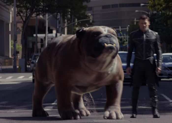 primera imagen de mandíbulas (lockjaw) en la serie de 'inhumanos'