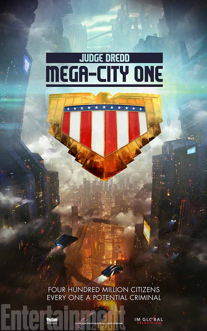 la serie 'judge dredd: mega-city one' se hace oficial y estrena póster