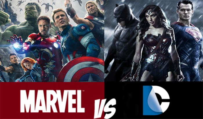 marvel - liga de la justicia