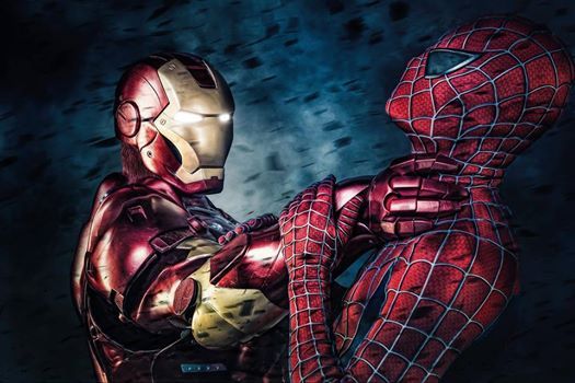 iron man vs spider-man en 'spider-man: homecoming'