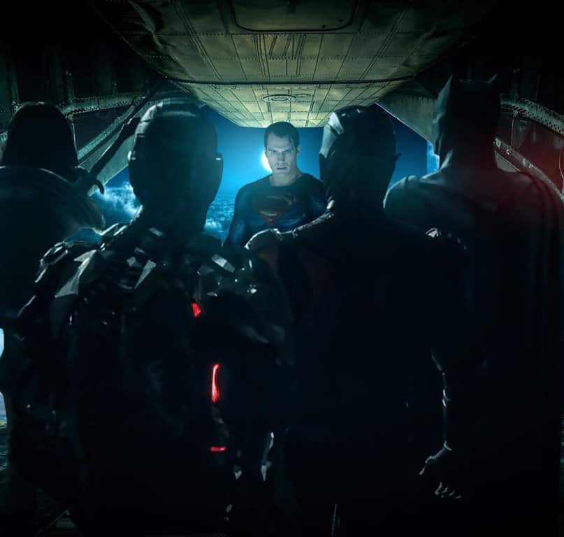 superman en la liga de la justicia