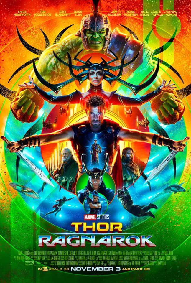 póster de thor: ragnarok