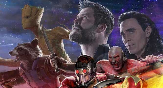 groot en vengadores: infinity war