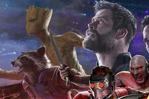 groot en vengadores: infinity war