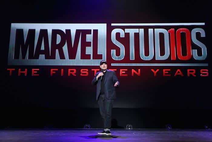 nuevo logo de marvel studios x aniversario