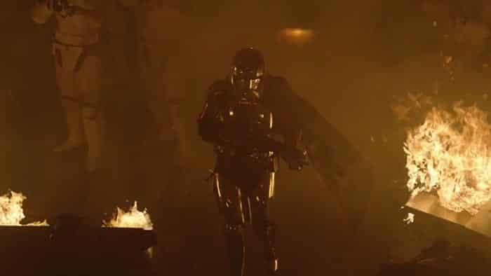 capitana phasma en star wars: los últimos jedi