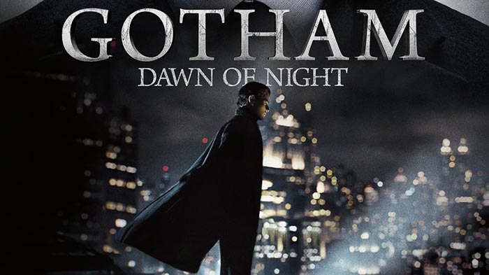 póster de gotham con batman