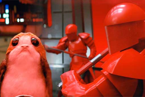nuevas y extrañas criaturas en 'star wars: los últimos jedi'