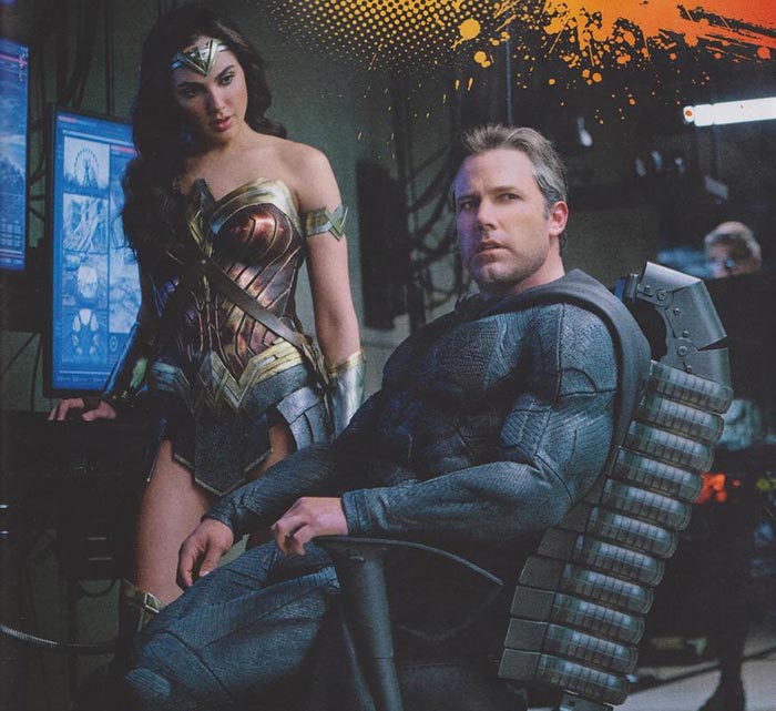 wonder woman y batman en la liga de la justicia (2017)