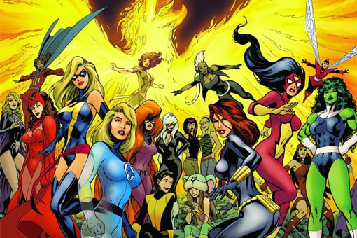 superheroínas marvel