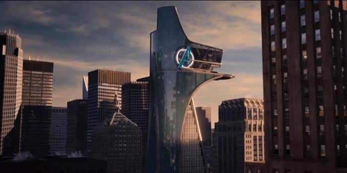 la torre de los vengadores en las series de marvel