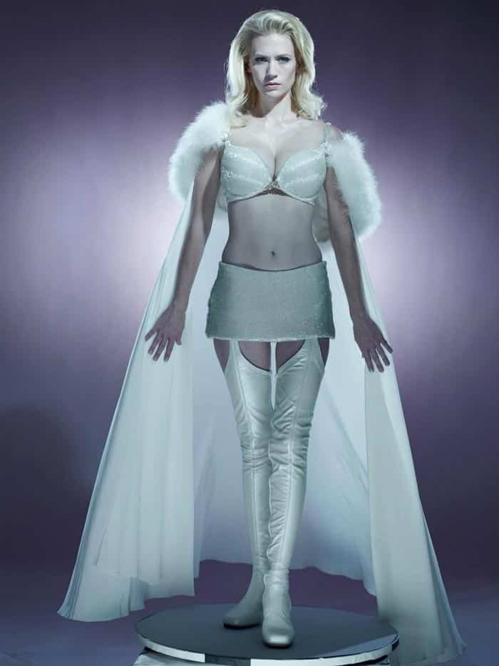 las 50 superheroínas más sexys del cine de superhéroes - january jones x-men emma frost