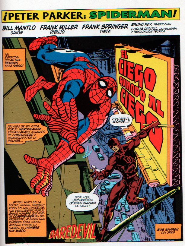 spider-rman y daredevil