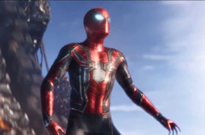 spider-man en vengadores: infinity war