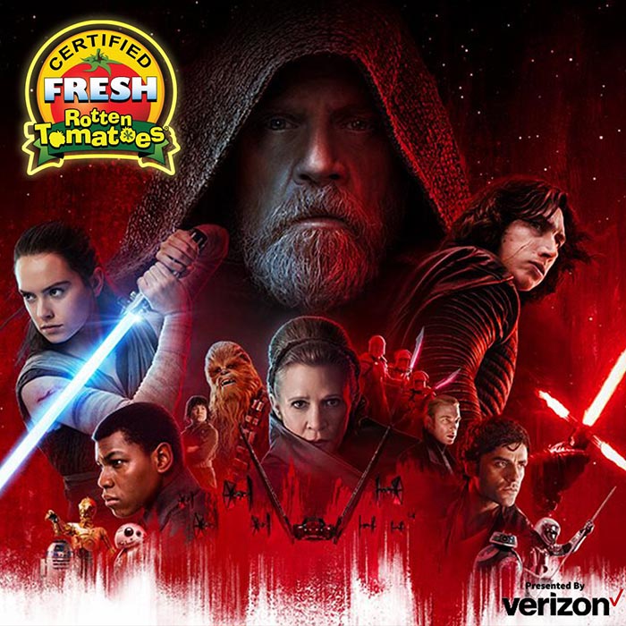 star wars: los últimos jedi (2017) en rotten tomatoes