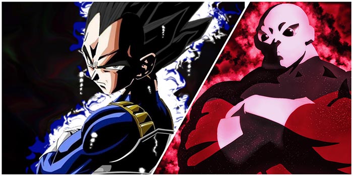 vegeta vs jiren en dragon ball super