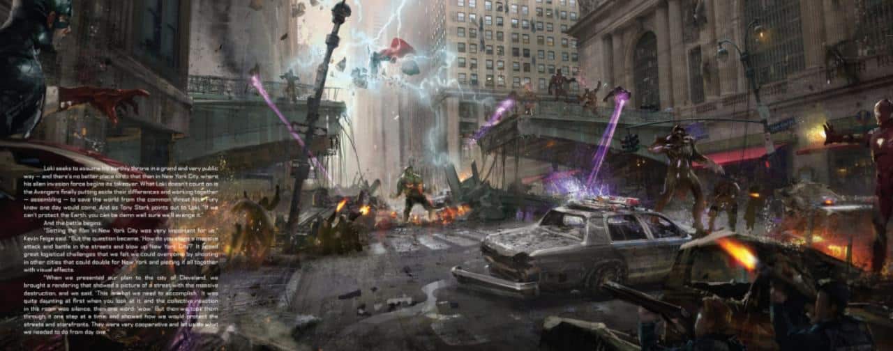 concept art los vengadores