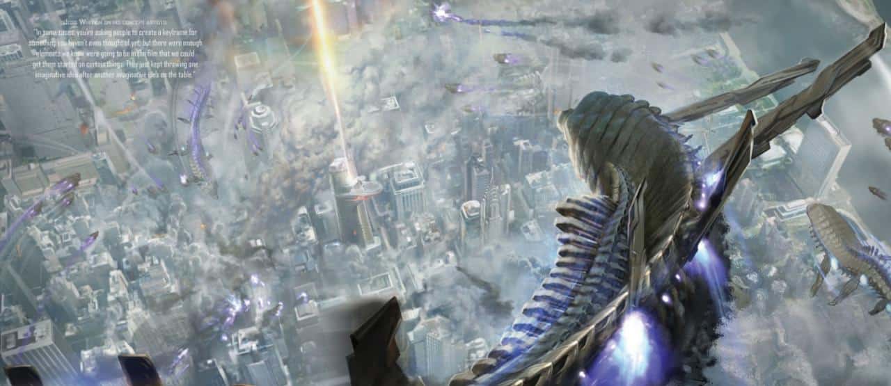 batalla de ny concept art los vengadores