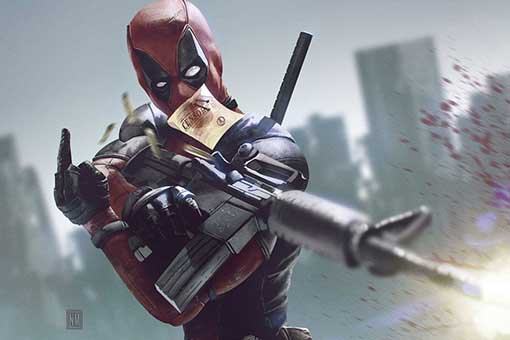 deadpool artwork by panelgutter