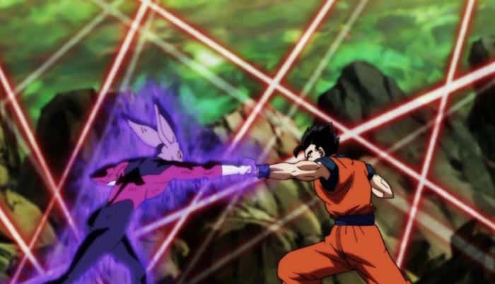 gohan vs dyspo en el 124 de dragon ball super