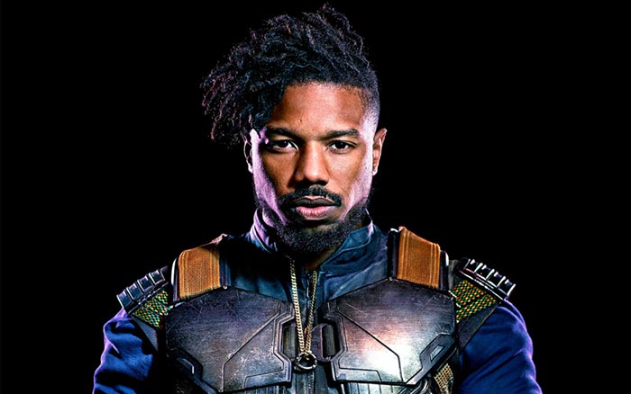 michael b. jordan como erik killmonger en black panther (pantera negra)