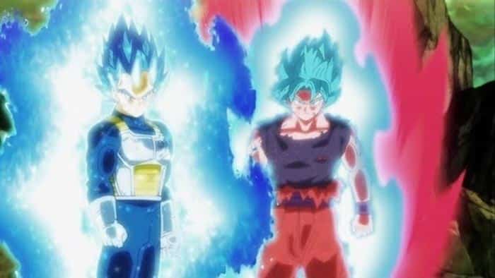 vegeta y goku en el 123 de dragon ball super