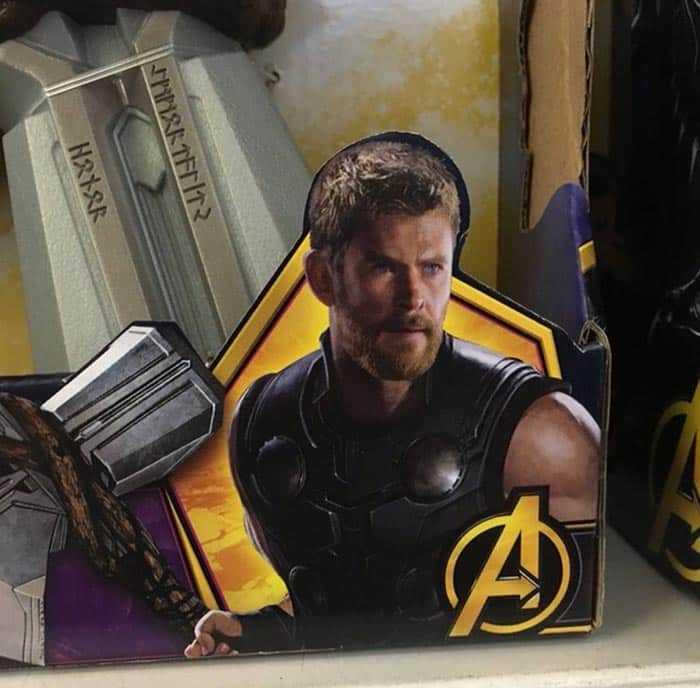 thor en vengadores: infinity war (2018)