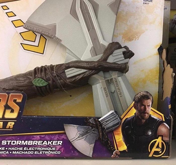 thor en vengadores: infinity war (2018)