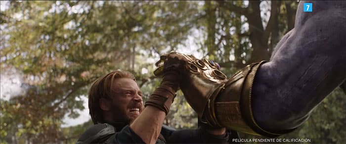 capitán américa y thanos en el nuevo tráiler de vengadores: infinity war