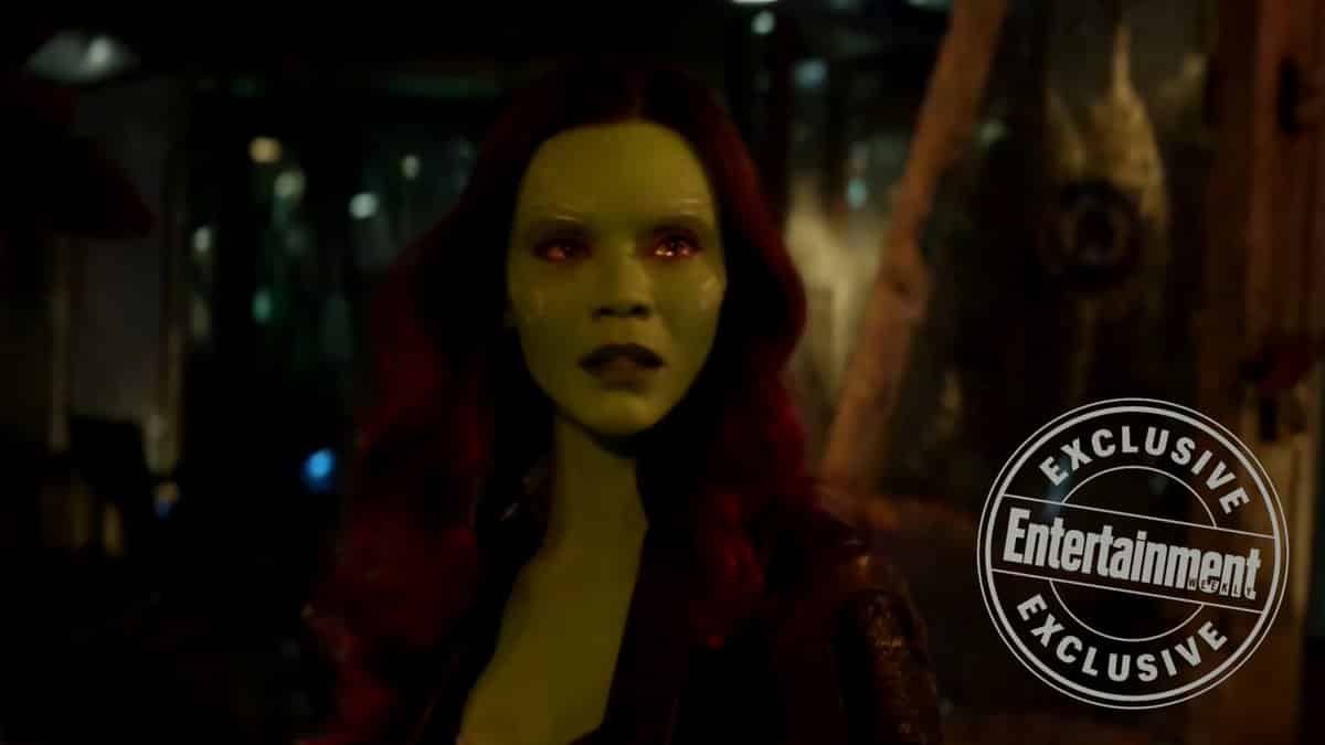 gamora en vengadores: infinity war (2018)
