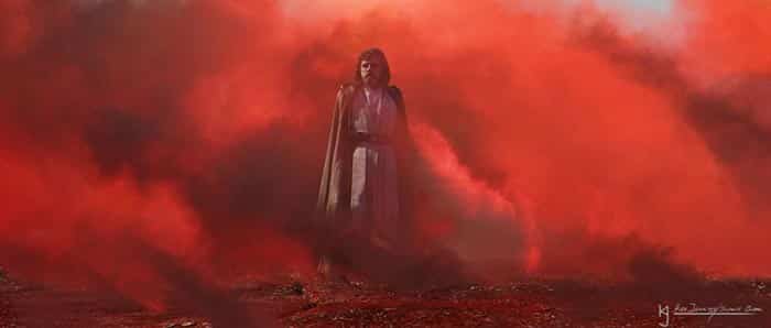 kylo ren vs luke en star wars: los últimos jedi