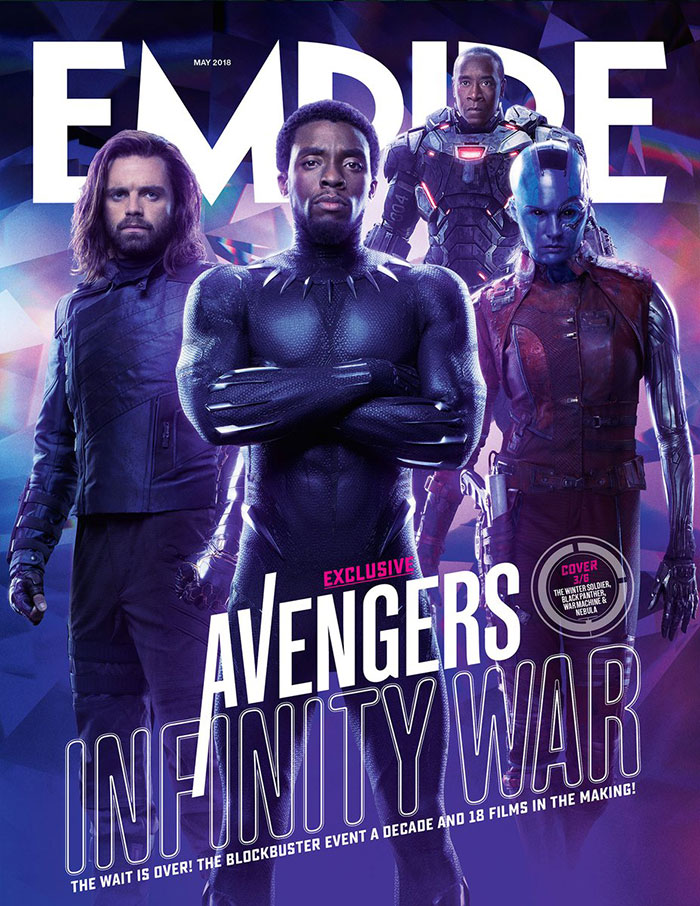 portada de empire magazine | vengadores: infinity war