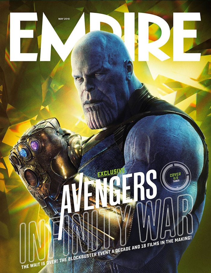 Polémica con las horrorosas portadas de 'Vengadores: Infinity War' en Empire Magazine portada de empire magazine | vengadores: infinity war