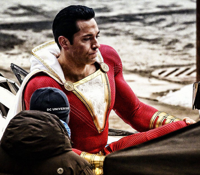 zachary levi como shazam (dc extended universe)