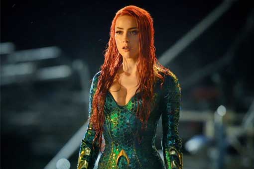 amber heard como mera en aquaman