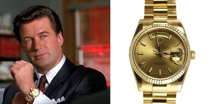 'éxito a cualquier precio' (rolex daydate) | los 5 relojes más legendarios de la historia del cine