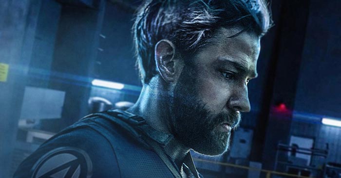 el fan art de john krasinski como reed richards/mr. fantástico (los 4 fantásticos de marvel studios)