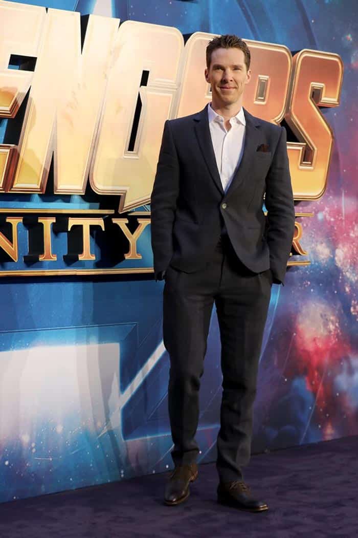 la alfombra roja de vengadores: infinity war (marvel studios)