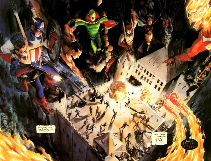 marvels de alex ross y kurt busiek