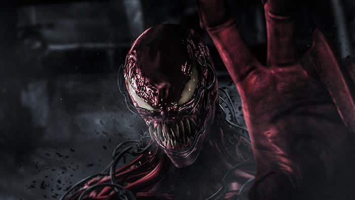fan art de matanza (carnage) en venom