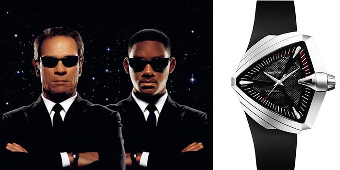 'men in black' (hamilton ventura xxl) | los 5 relojes más legendarios de la historia del cine