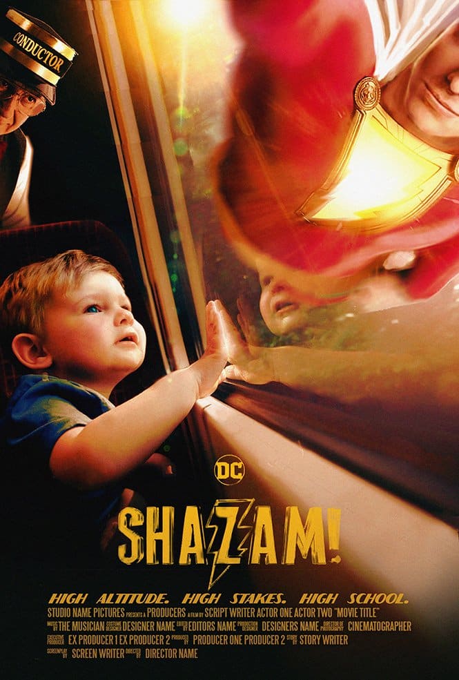 fan póster de shazam!