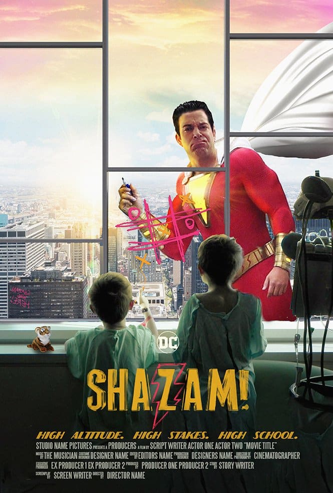 fan póster de shazam!