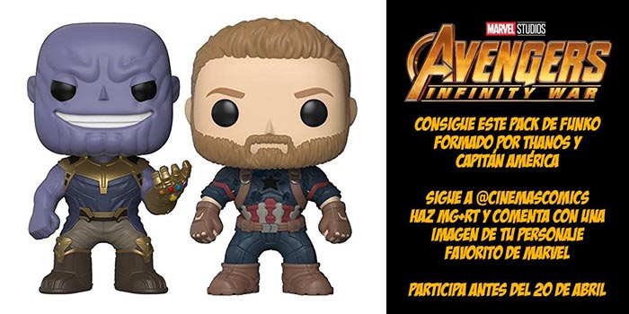 el sorteo de funkos de vengadores: infinity war
