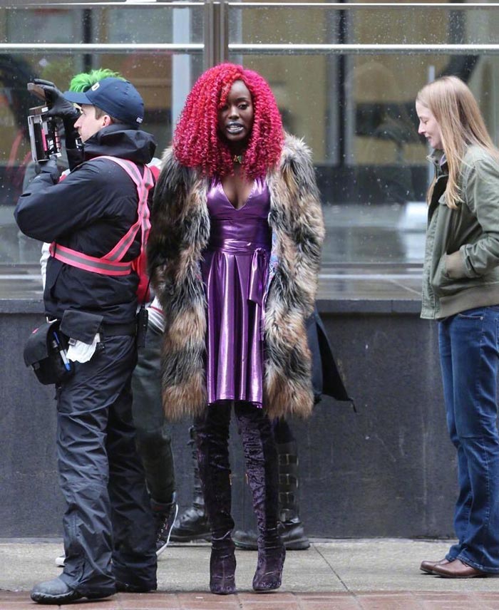 starfire en la serie titans (dc comics)