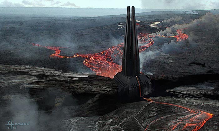 el castillo de vader en star wars